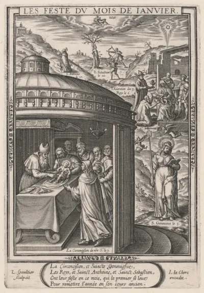Les Feste du mois de Janvier (January: the Circumcision)