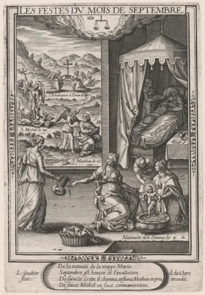 Les Festes du mois de Septembre (September: Birth of the Virgin)