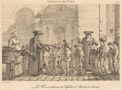 Les Frères Conduisent les Enfants, à St. Nicolas des Champs