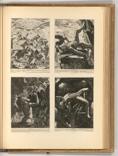 Les Geans; Prometheé; Tantale; Ixion