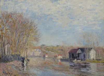 Les Hautes eaux à Moret-sur-Loing