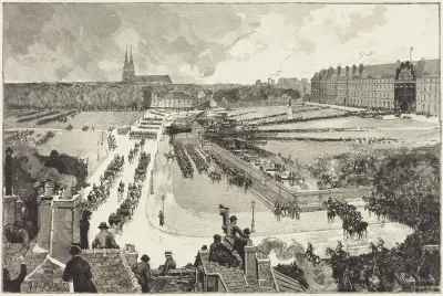 Les Honneurs militaires rendus à la Depouille mortelle de L'Amiral Courbet