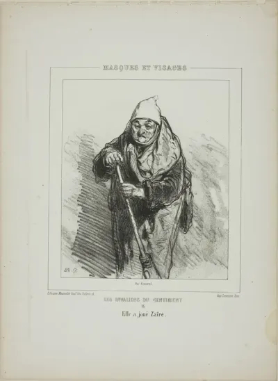 Les Invalides du Sentiment: Elle a joué Zaïre