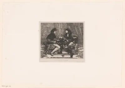 Les joueurs de tric-trac