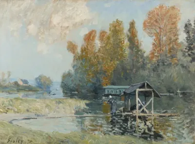 Les lavandières à Bougival