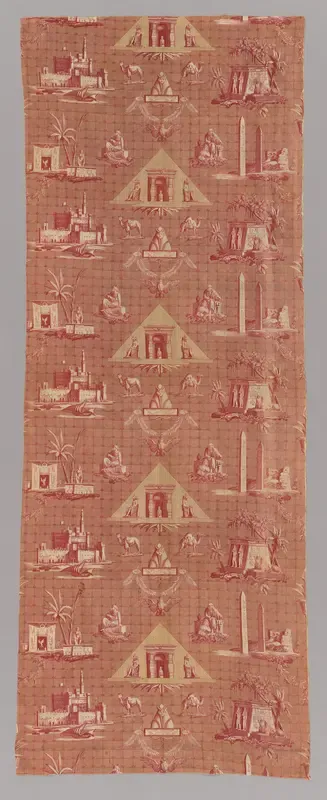Les Monuments d'Egypte (The Monuments of Egypt) (Furnishing Fabric)