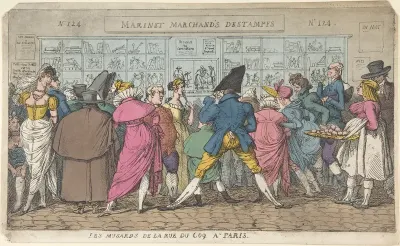 Les Musards de la Rue du Coq à Paris (Dawdlers of the Rue Coq, Paris)