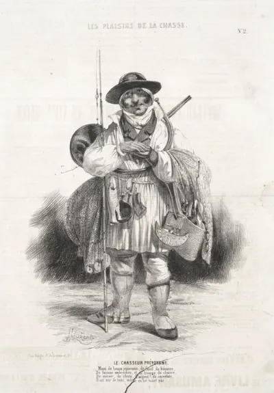 Les Plaisirs de la chasse:  Le Chasseur prévoyant