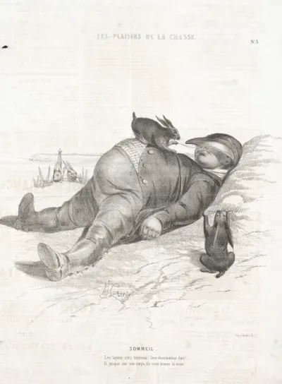 Les Plaisirs de la chasse:  Sommeil