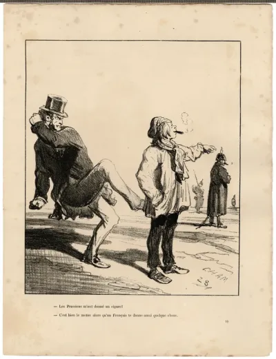 Les Prussiens m'ont donne un ciagre! from Album du Siége