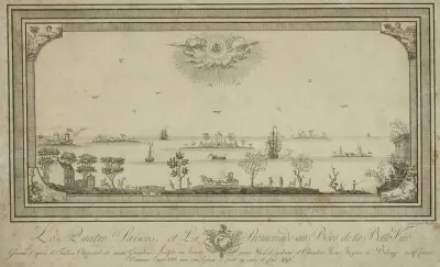 Les quatre saisons et la promenade au bord de la belle vue