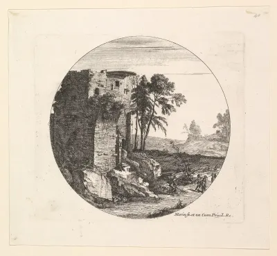Les Ruines a gauche