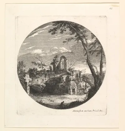 Les Ruines au Fond