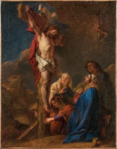 Les Saintes Femmes et saint Jean au pied de la croix