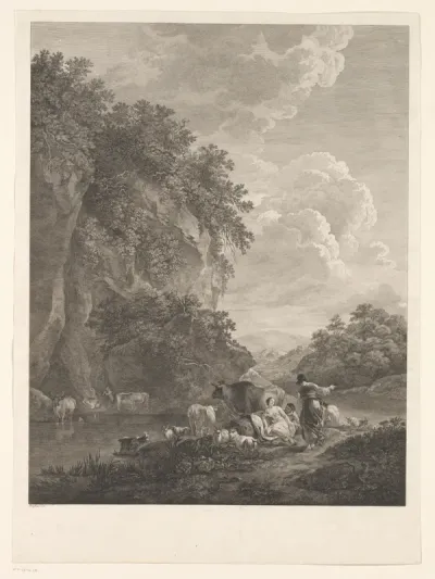 Les satyres et les dryades