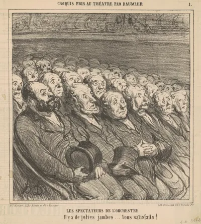 Les spectateurs de l'orchestre
