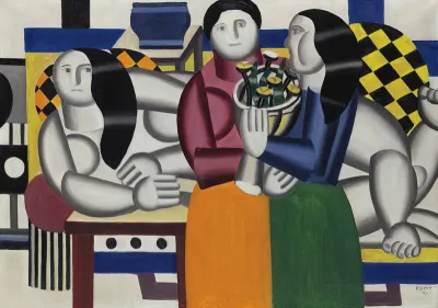 Les trois femmes au bouquet