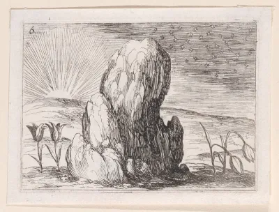 Les Tulipes et le Soleil (The Tulips and the Sun), plate 6 from "Lux Claustri ou La Lumière du Cloitre" (The Light of the Cloisters)