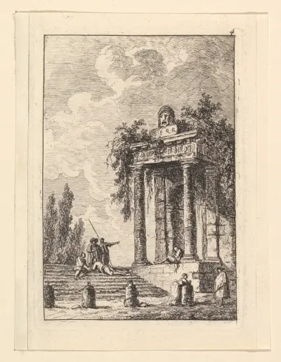 L'Escalier aux  Quatre Bornes