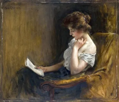 Lesende junge Frau, 1904