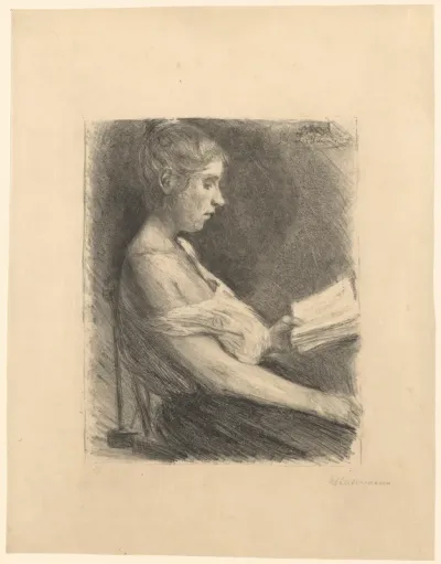 Lesendes Mädchen