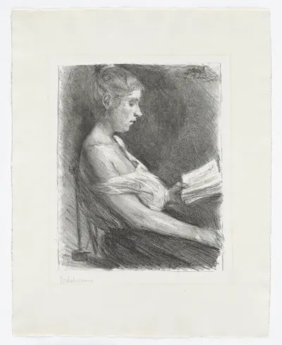 Lesendes Mädchen