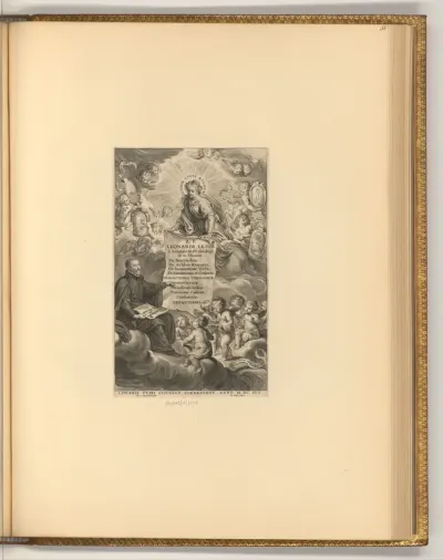 Lessius, Leonardus: Praelectiones Theologicae Posthumae, Titelblatt (Buchillustration)