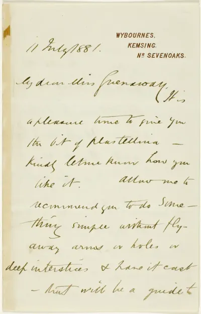 Letter to Kate Greenaway