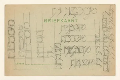 Letterontwerp 'Nescio'