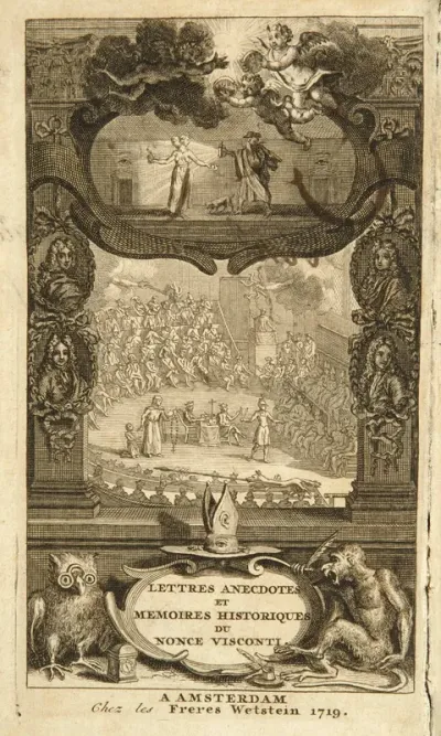 Lettres anecdotes et memoires historiques du nonce Visconti