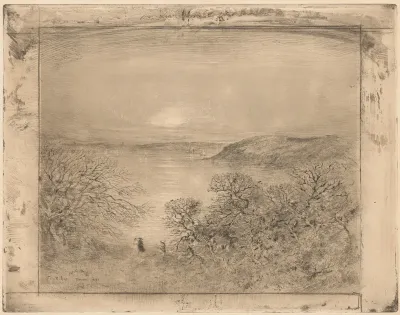 Lever de lune a Dinard (Moonrise at Dinard)