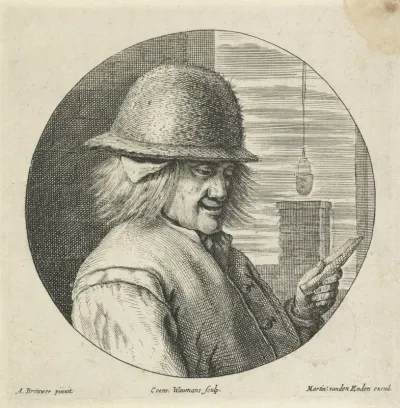 Lezende boer