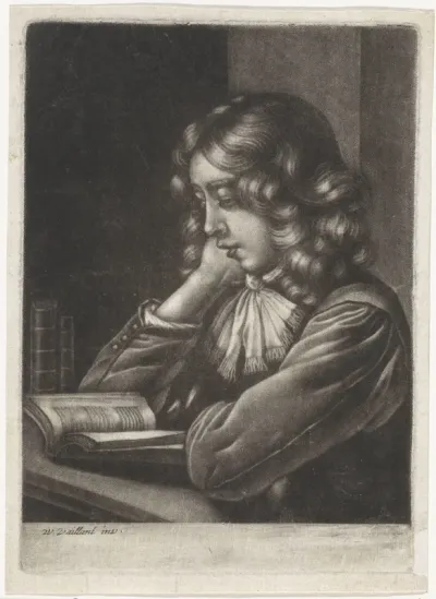 Lezende jongen