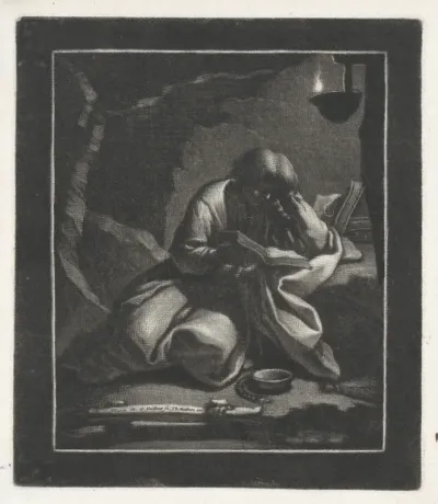 Lezende kluizenaar