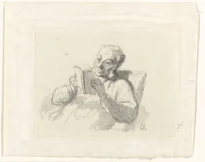 Lezende man