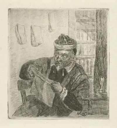 Lezende man