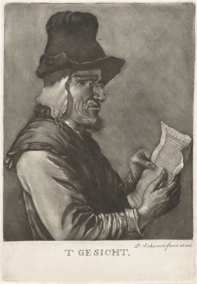 Lezende man (het Gezicht)