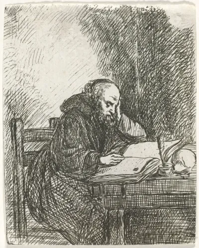 Lezende monnik