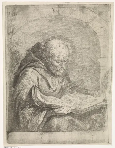 Lezende monnik