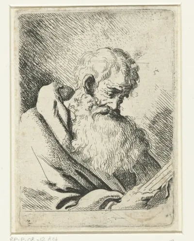 Lezende oude man