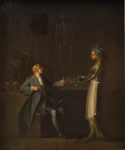 Lægens hustru røber, at hendes mand vil anatomere Niels Klim til videnskabens fremme