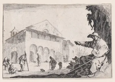 L'Hospice (The Almshouse), from "Les Caprices" Series A, The Florence Set