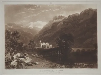 Liber Studiorum:  Bonneville, Savoy