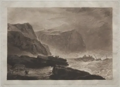 Liber Studiorum:  Coast of Yorkshire, near Whitby