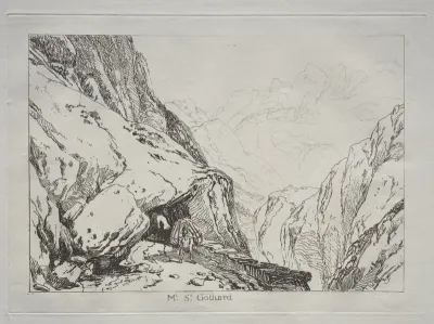 Liber Studiorum:  Mt. St. Gothard