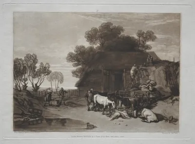 Liber Studiorum:  The Straw Yard