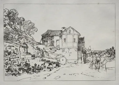 Liber Studiorum:  Watermill