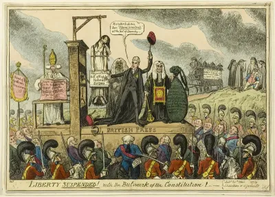 Liberty Suspended! With the Bulwark of the Constitution!