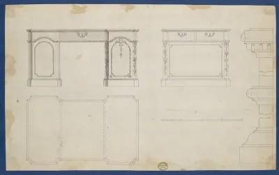 Library Tables, from Chippendale Drawings, Vol. II