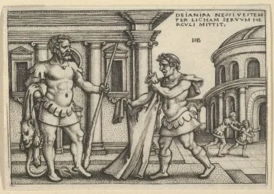 Lichas Bringing the Garment of Nessus to Hercules, from "The Labors of Hercules"
